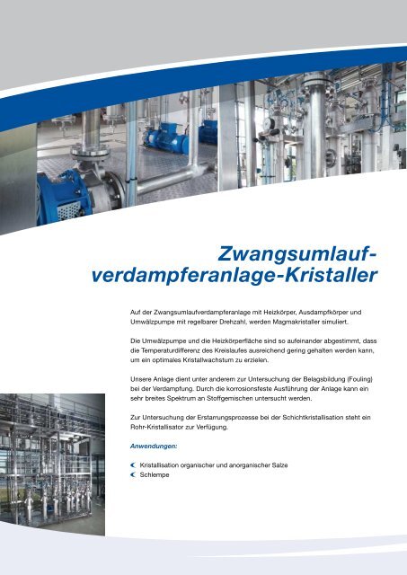 Entwicklungszentrum für Eindampftechnologien und ... - GIG Karasek