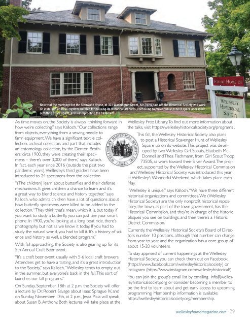 Wellesley Home Magazine 2022-23