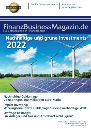 Nachhaltige und grüne Investments 2022