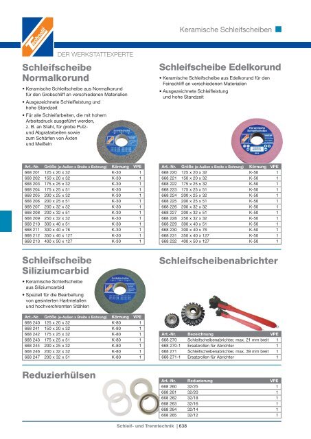 Schleif- und Trenntechnik - Technolit