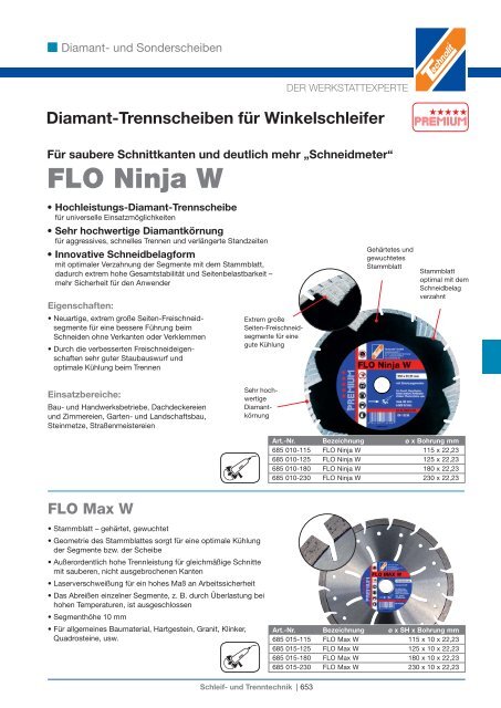 Schleif- und Trenntechnik - Technolit