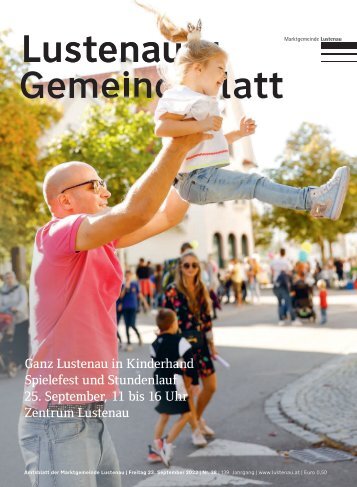 Lustenauer Gemeindeblatt Nr. 38 | Freitag, 23. September 2022