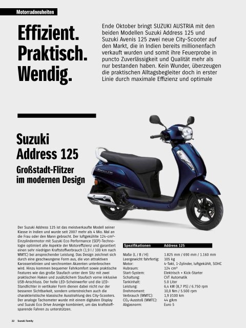 Suzuki Family Magazin Herbst 2022