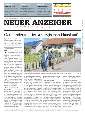 Neuer Anzeiger 23. September 2022