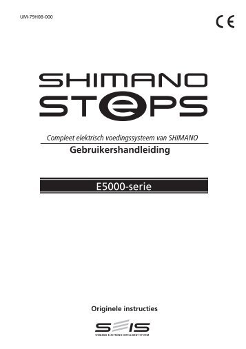 Shimano Steps E5000 handleiding