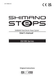 Shimano Steps E6100 manual