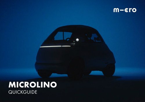 Microlino Quickguide