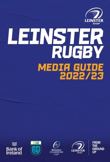 Leinster Rugby 2022/23 Media Guide