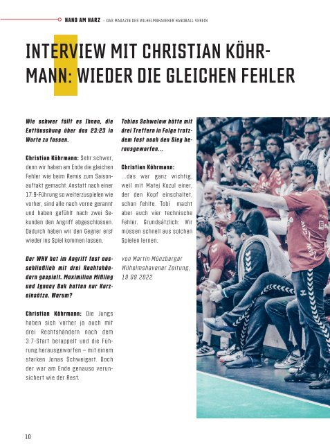 Hand am Harz :: Ausgabe 2 : Saison 2022/2023