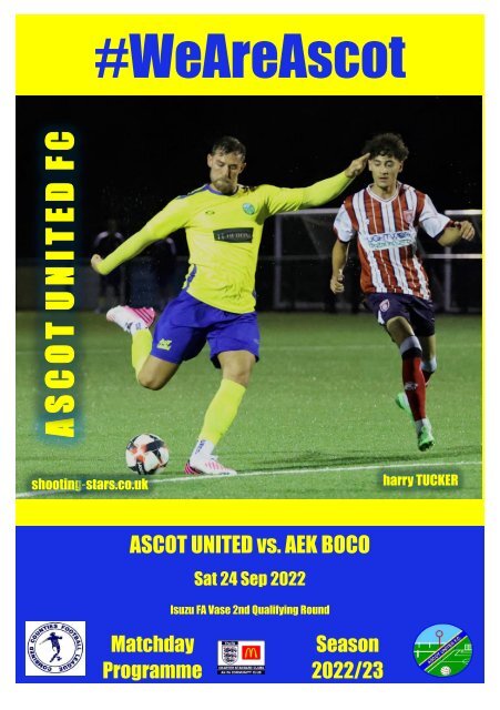 Ascot United v AEK BOCO 240922