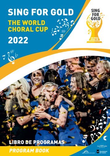 SING FOR GOLD 2022 - Program Book