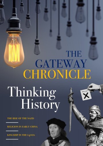 The Gateway Chronicle, Thinking History 2020