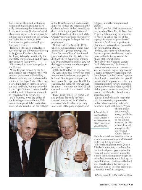 Angelus News | September 23, 2022 | Vol. 7 No. 19