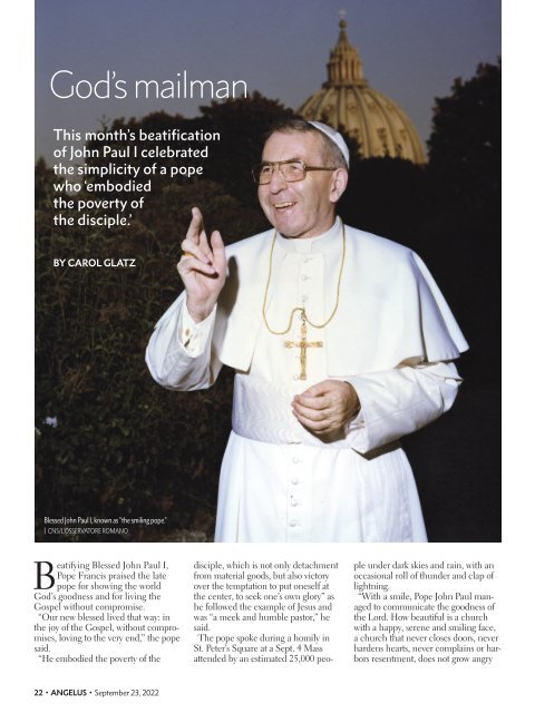 Angelus News | September 23, 2022 | Vol. 7 No. 19