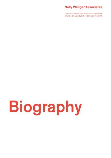 Biography [PDF] - Nelly Wenger Associates