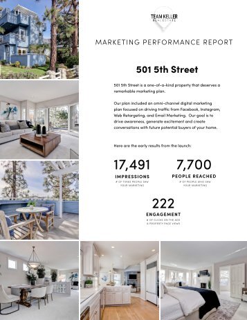 Marketing Performance Report - 501 5th Street