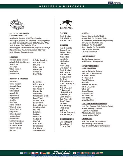 Breeders Cup 2022 - Official Raceprogram 