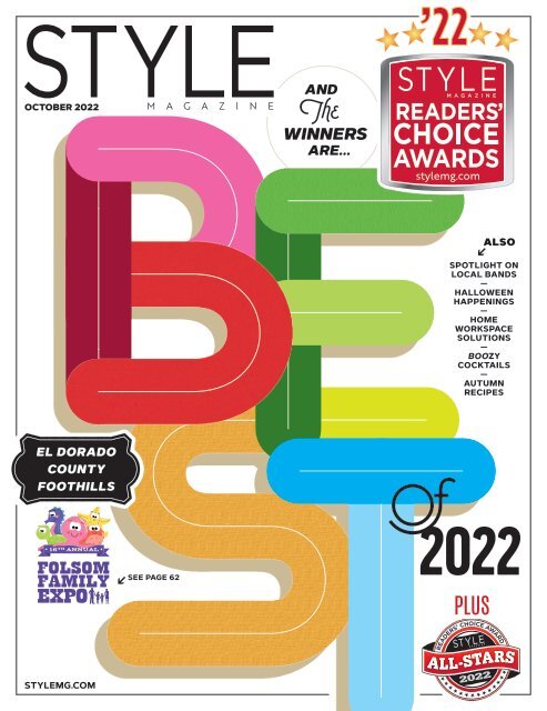 Style Magazine - Readers Choice Awards - El Dorado County Foothills 2022