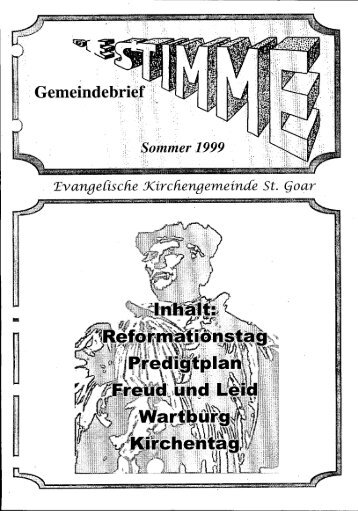 2 – Sommer - Evangelische Kirchengemeinde St. Goar