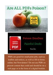 Poison PDFs