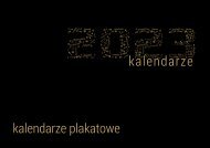 KALENDARZE PLAKATOWE 2023