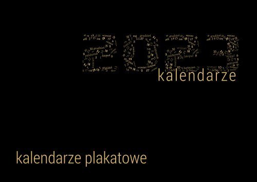 KALENDARZE PLAKATOWE 2023