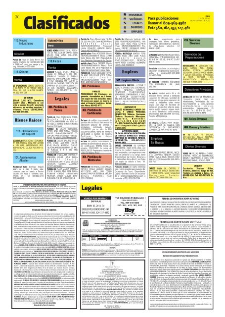 Edición impresa, lunes 26 de septiembre de 2022