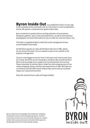 Byron Inside Out Winter 2022