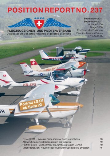 Info und Anmeldung - AOPA Switzerland