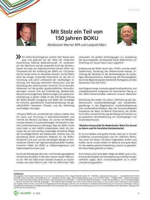 ALUMNI Magazin 3/2022