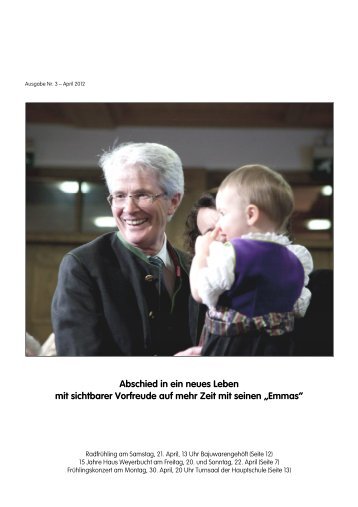 Abschied in ein neues Leben mit sichtbarer Vorfreude auf ... - Mattsee