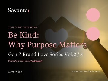 Be Kind: why purpose matters