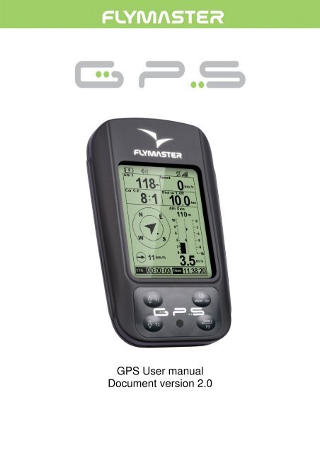 Flymaster GPS manual EN v2.0 - ParapenteOnline