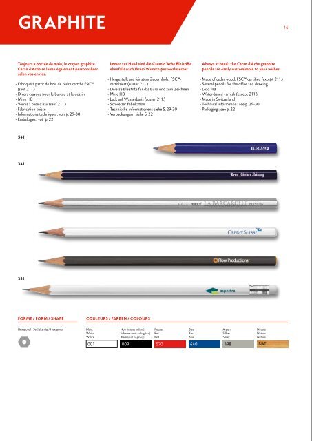 Caran d'Ache Katalog 2022