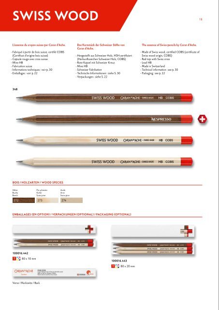 Caran d'Ache Katalog 2022