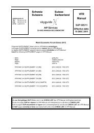 Schweiz Suisse Svizzera Switzerland VFR Manual - Airport Samedan