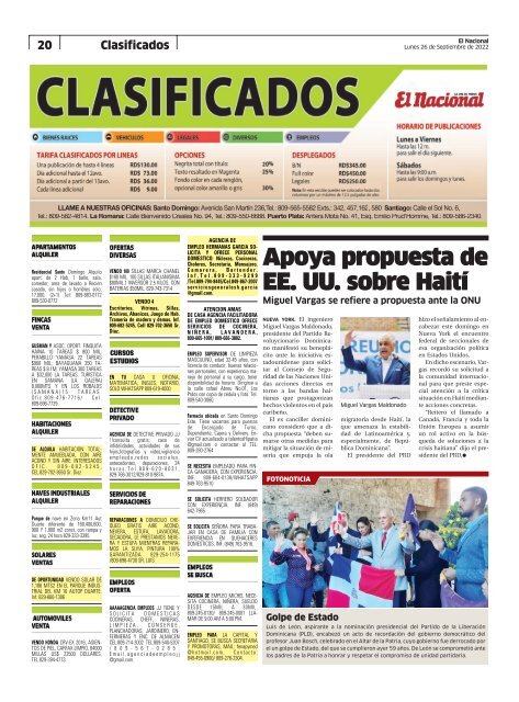 Impreso lunes 26 septiembre 2022