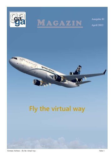 Fly the virtual way - German Airlines