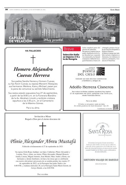 Listín Diario 27-09-2022