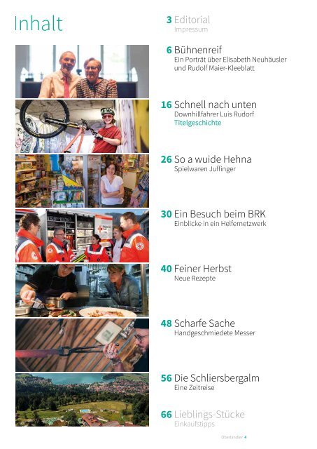 Oberlandler Magazin: Frühlingserwachen im Oberland - März 2022