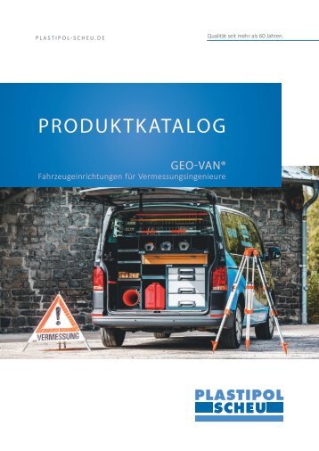 Produktkatalog Fahrzeugeinrichtungen GEO-VAN
