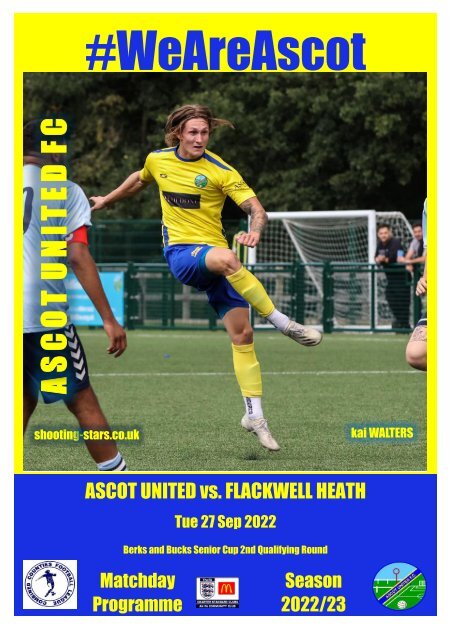 Ascot United v Flackwell Heath