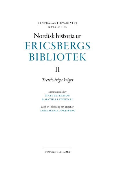 Ladda Ner Katalogen I Pdf Format Centralantikvariatet