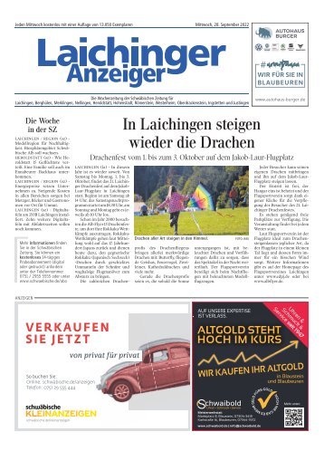 Laichinger Anzeiger 28.09.2022