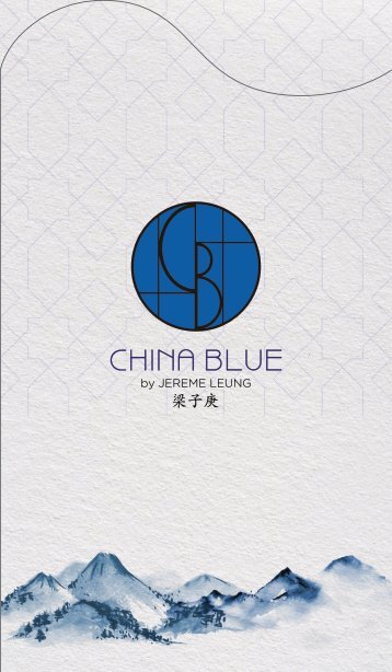 China Blue by Jereme Leung A la Carte Menu