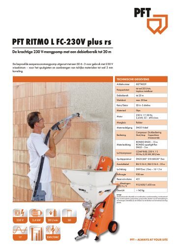 PFT RITMO L FC-230V plus rs_nl