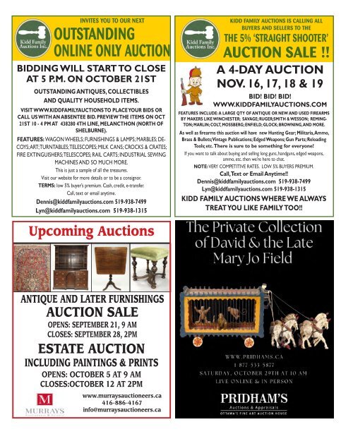 Woodbridge Advertiser/AuctionLists.ca - 2022-09-26