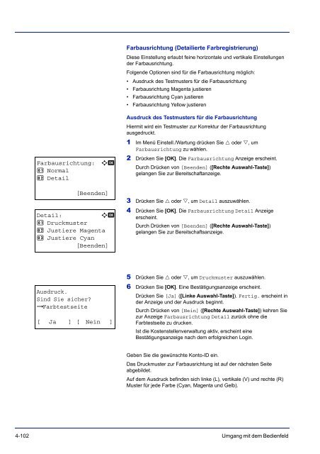 Menu Map - Utax