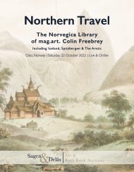 SD|Auctions - Northern Travel | The Norvegica Library of Colin Freebrey