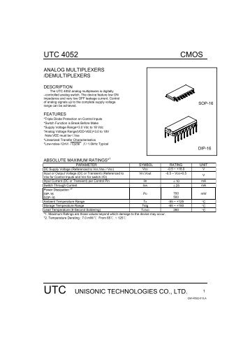 UTC 4052 CMOS - Lampizator